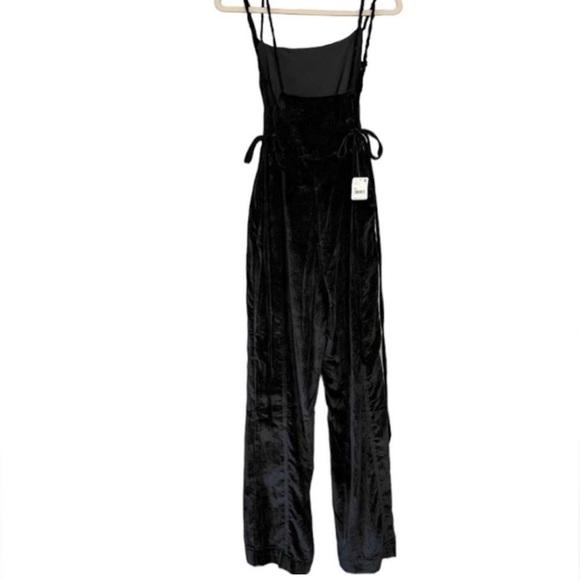 NWT FREE PEOPLE 90’s FOREVER OVERALLS BLACK - Picture 11 of 14